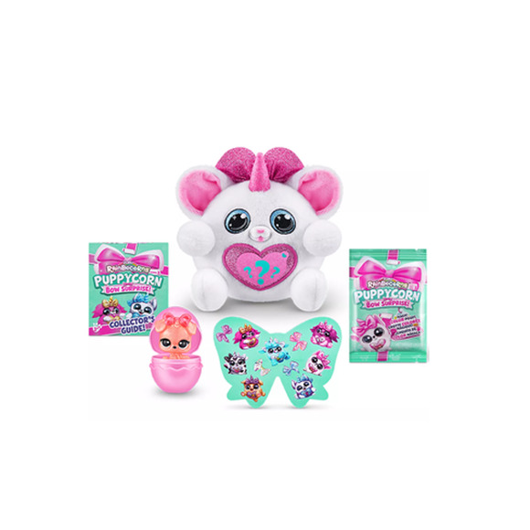 ZURU RAINBOCORNS Puppycorn Bow Surprise Series 3 Purple Ears NWT - Picture 8 of 8